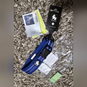 Blue Reflective Dog Collar
